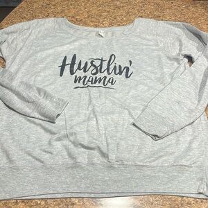 EUC L.A.T. LIVE AND TELL HUSTLIN' MAMA LIGHTWEIGHT PULLOVER 2X